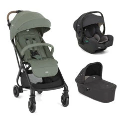 Poussette TRIO Tourist Laurel + I-gemm 3 + Nacelle Ramble Shale - JOIE