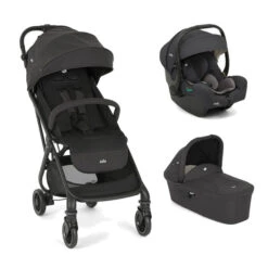 Poussette TRIO Tourist + I-gemm 3 + Nacelle Ramble Shale - JOIE