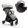 Joie Pack Duo Poussette Parcel Signature Oyster + Siège Auto I-snug 2 Shale -Joie Soldes Boutique ji041224798