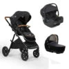 Joie Pack Trio Poussette Aeria Signature Eclipse + Siège Auto I-gemm 3 Pavement + Nacelle Calmi R129 Eclipse -Joie Soldes Boutique ji041258552