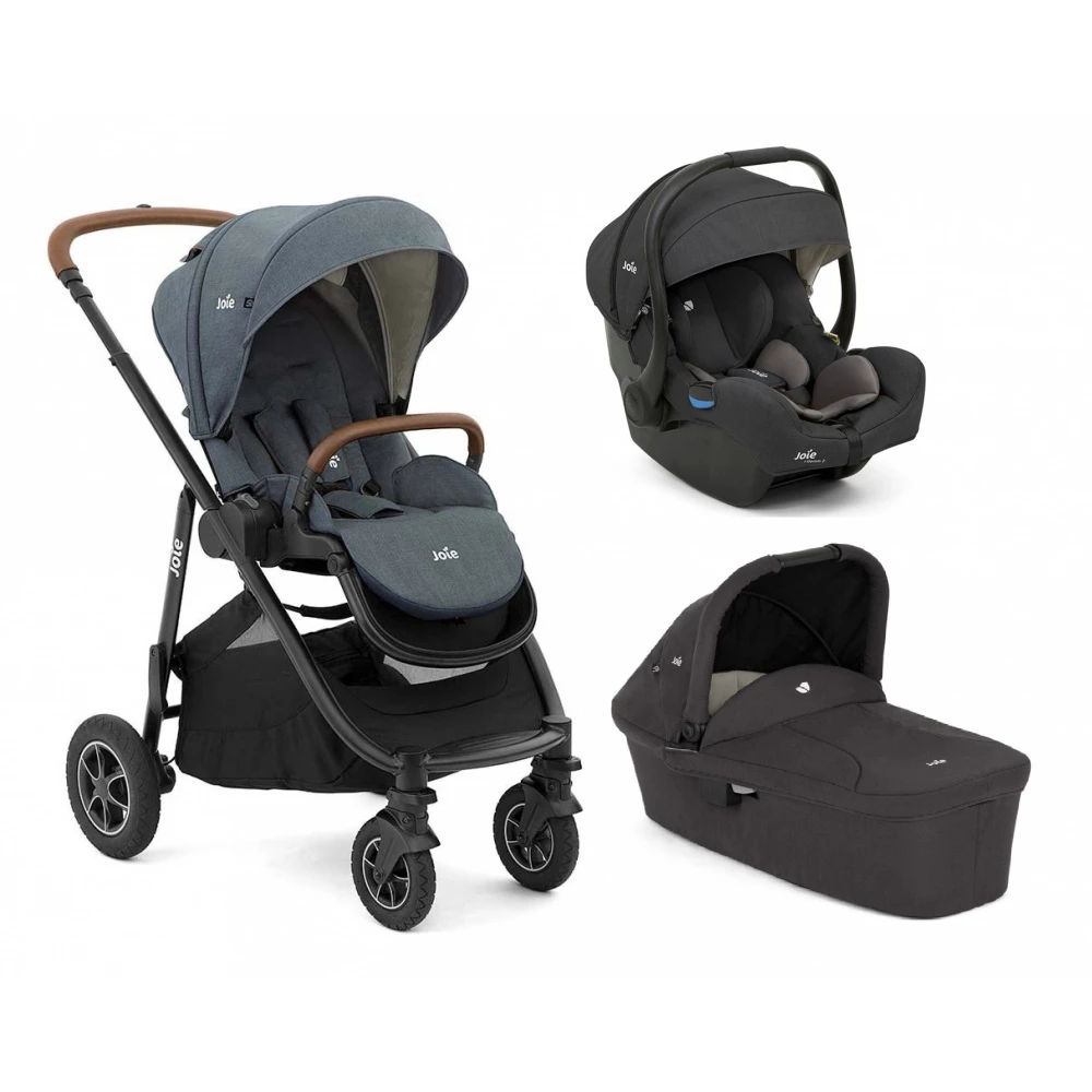 Joie Pack Trio Poussette Versatrax Lagoon + Siège Auto I-gemm 3 Shale + Nacelle Ramble Shale 3 Joie Pack Trio Poussette Versatrax Lagoon + Siège Auto I-gemm 3 Shale + Nacelle Ramble Shale