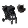 Joie Pack Duo Poussette Evalite Double Shale + Siège Auto I-snug 2 Shale -Joie Soldes Boutique ji041277423